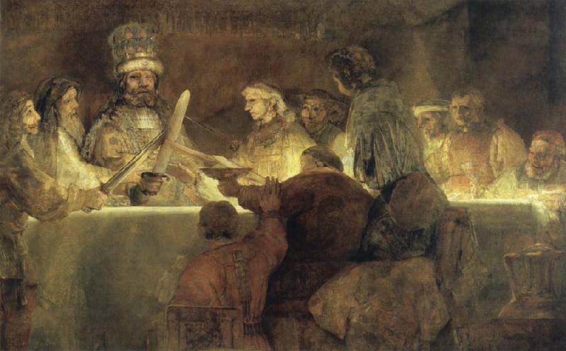 REMBRANDT Harmenszoon van Rijn The Conspiracy of the Batavians under Claudius Civilis